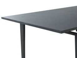 Esstisch Schwarz 120/160 X 80 Cm Ausziehbar Norley