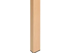 Esstisch Sicherheitsglas / Heller Holzfarbton 130 X 80 Cm Tavira