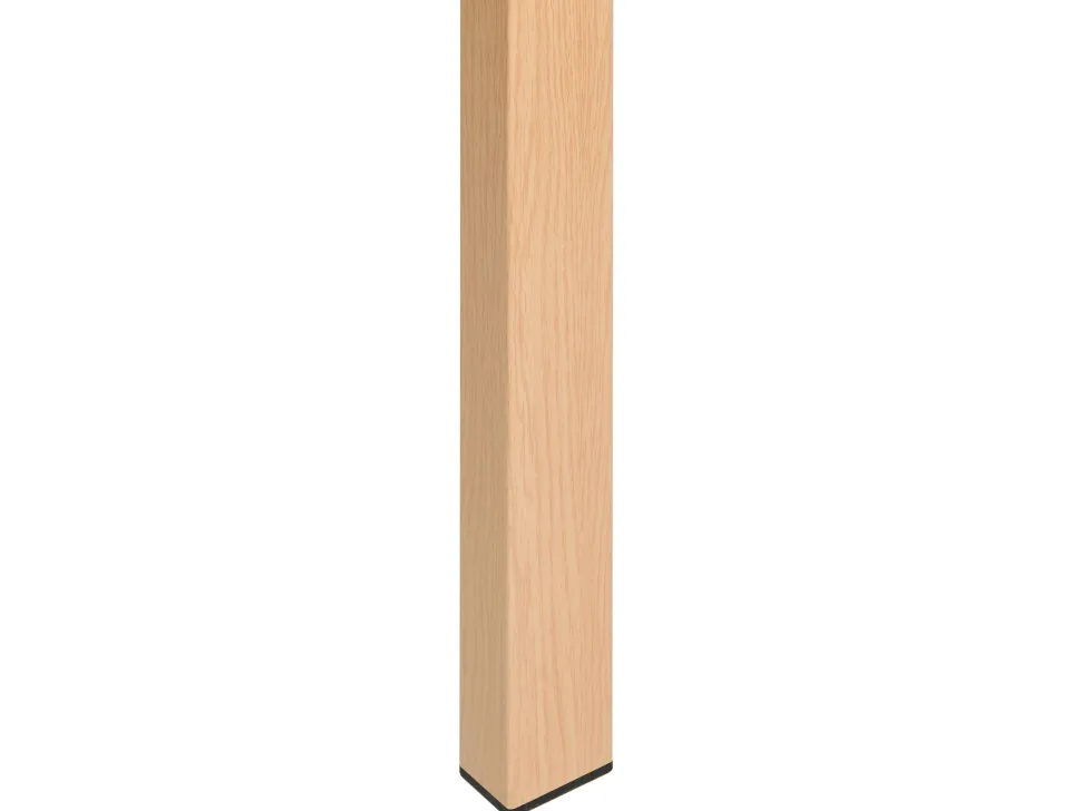 Esstisch Sicherheitsglas / Heller Holzfarbton 130 X 80 Cm Tavira