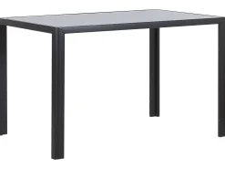 Esstisch Sicherheitsglas / Schwarz 120 X 80 Cm Lavos