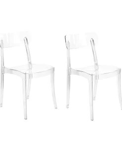 EsszimmerStühlen Transparent 2Er Set Covington