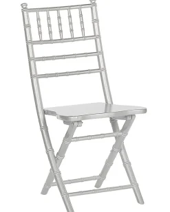 Esszimmerstuhl Buchenholz Silber 4Er Set Klappbar Machias