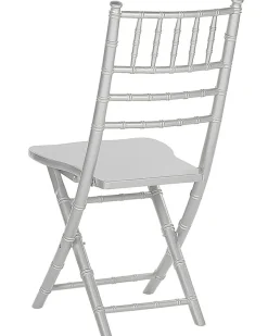 Esszimmerstuhl Buchenholz Silber 4Er Set Klappbar Machias