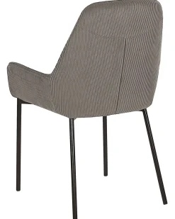 Esszimmerstuhl Cord Grau 2Er Set Loverna