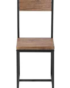 Esszimmerstuhl Dunkler Holzfarbton 6Er Set Laredo