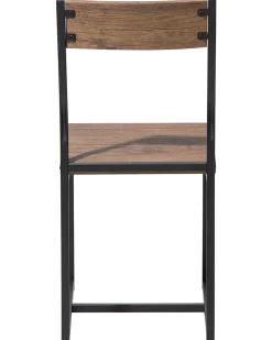 Esszimmerstuhl Dunkler Holzfarbton 6Er Set Laredo