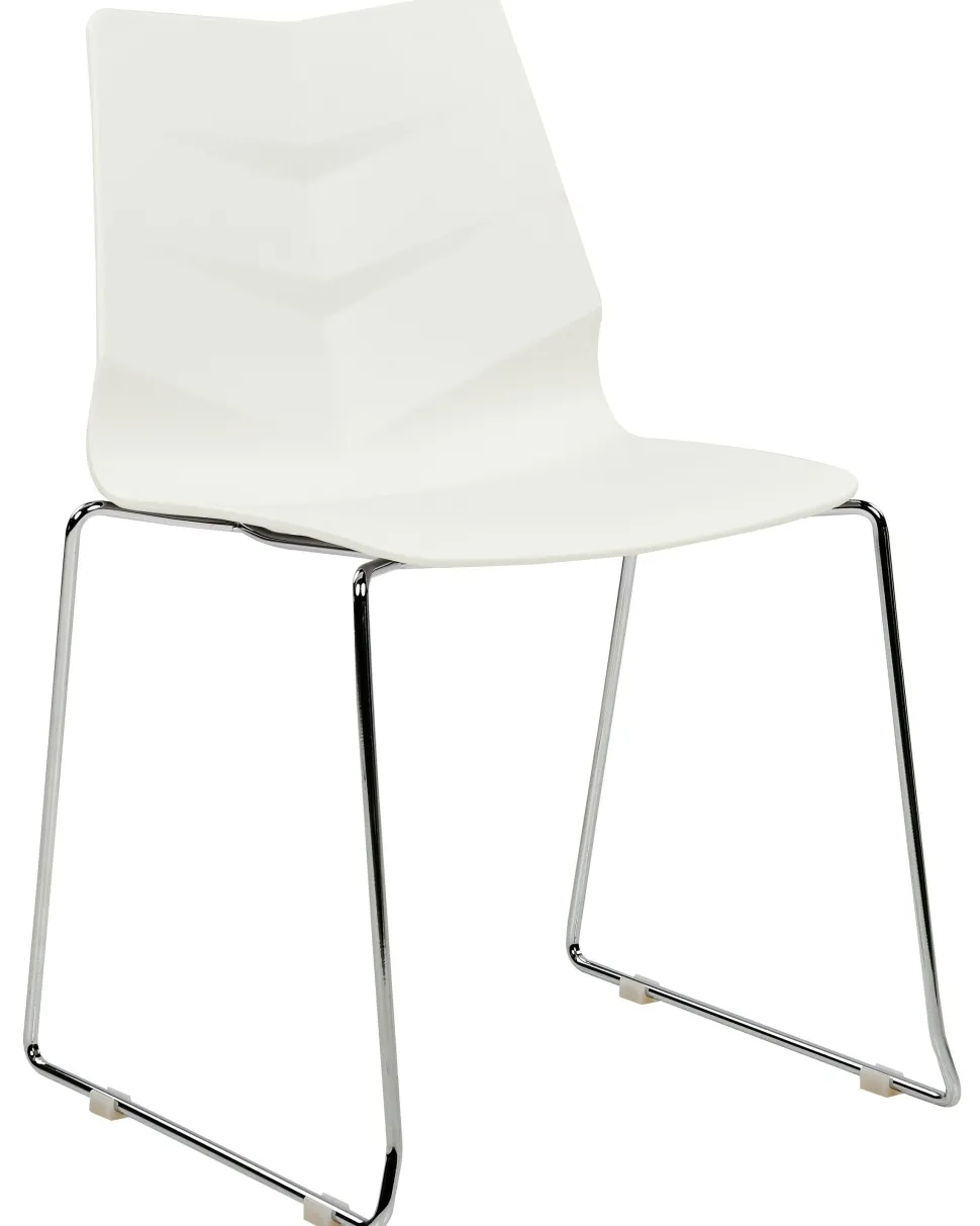 Esszimmerstuhl 4Er Set Weis Hartley
