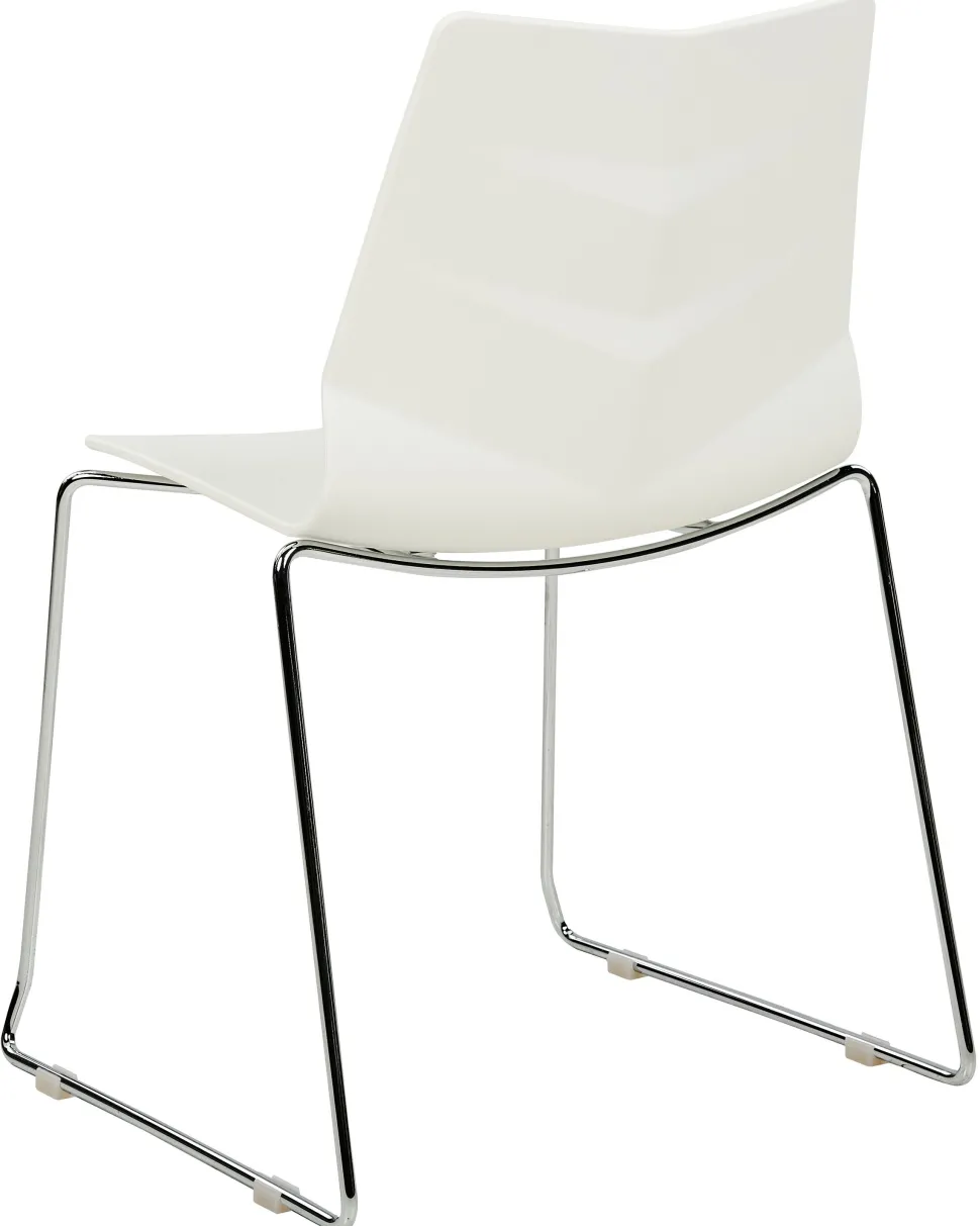 Esszimmerstuhl 4Er Set Weis Hartley