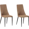 Esszimmerstuhl Goldbraun 2Er Set Clayton