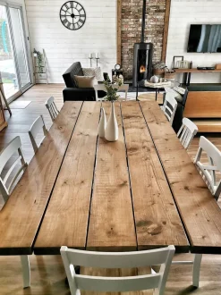 Esszimmerstuhl Gummibaumholz Weis 2Er Set Burbank