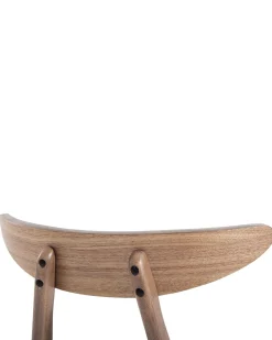 Esszimmerstuhl Gummibaumholz / Kunstleder Weis 2Er Set Lynn