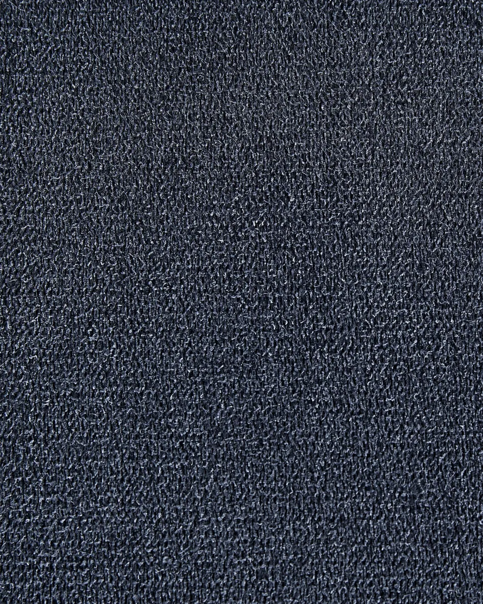 Esszimmerstuhl Gummibaumholz Dunkelbraun / Blau 2Er Set Moka