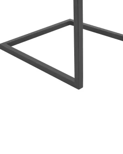 Esszimmerstuhl Kunstleder Schwarz 2Er Set Buford
