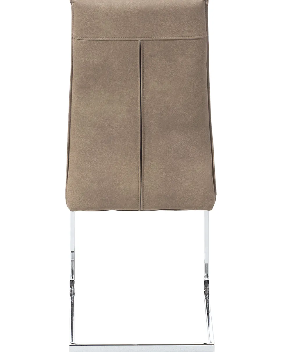Esszimmerstuhl Kunstleder Sandbeige 2Er Set Rockford