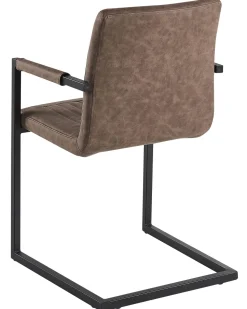 Esszimmerstuhl Kunstleder Braun 2Er Set Brandol