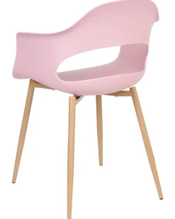 Esszimmerstuhl Kunststoff Rosa 2Er Set Utica