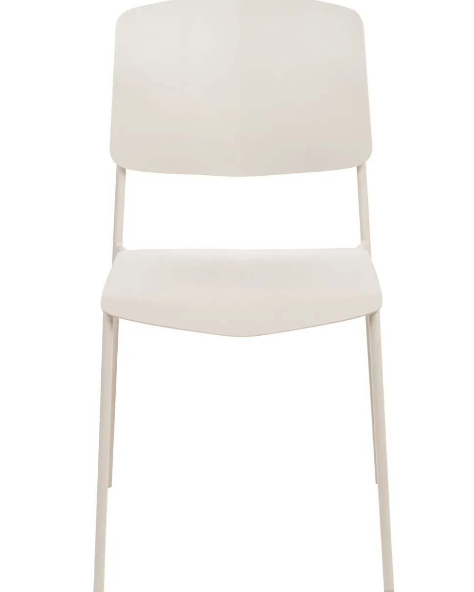 Esszimmerstuhl Kunststoff Beige 4Er Set Astoria