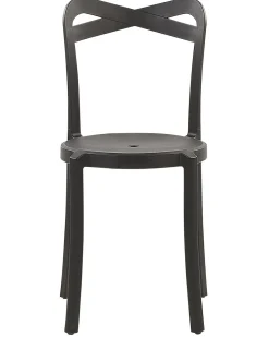 Esszimmerstuhl Kunststoff Schwarz 4Er Set Camogli