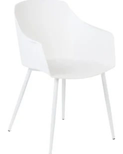 Esszimmerstuhl Kunststoff Weis 2Er Set Fonda