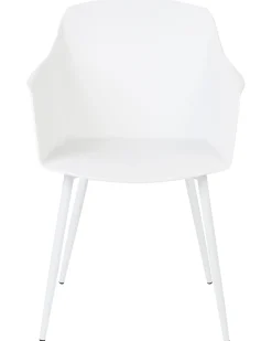 Esszimmerstuhl Kunststoff Weis 2Er Set Fonda