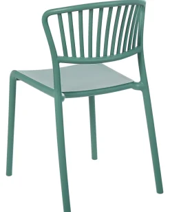Esszimmerstuhl Kunststoff Grun 4Er Set Gela