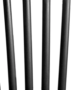 Esszimmerstuhl Kunststoff Schwarz 4Er Set Gela