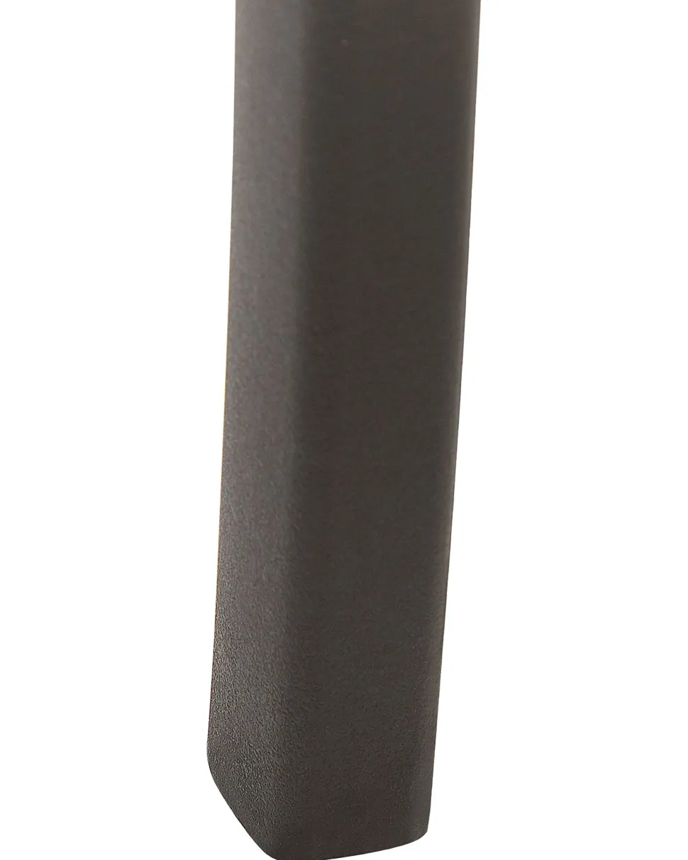 Esszimmerstuhl Kunststoff Schwarz 4Er Set Vieste