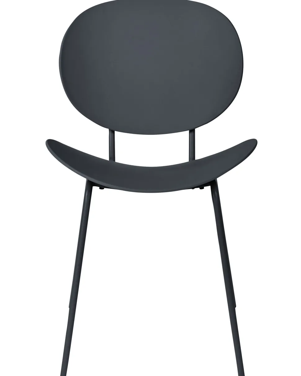 Esszimmerstuhl Kunststoff Schwarz 2Er Set Shonto