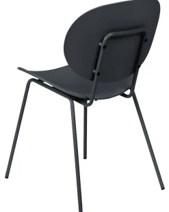 Esszimmerstuhl Kunststoff Schwarz 2Er Set Shonto