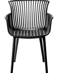 Esszimmerstuhl Kunststoff Schwarz 4Er Set Pesaro