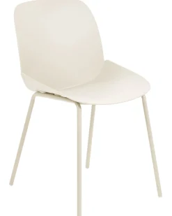 Esszimmerstuhl Kunststoff Beige 2Er Set Milaca