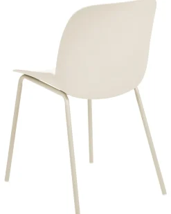 Esszimmerstuhl Kunststoff Beige 2Er Set Milaca