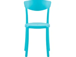 Esszimmerstuhl Kunststoff Blau 2Er Set Vieste