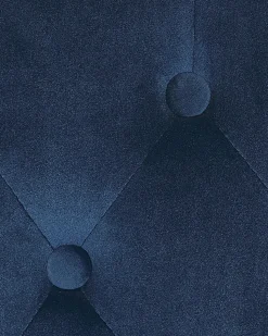 Esszimmerstuhl Mit Ring Samtstoff Blau 2Er Set Velva Ii
