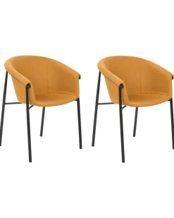 Esszimmerstuhl Orange 2Er Set Ames