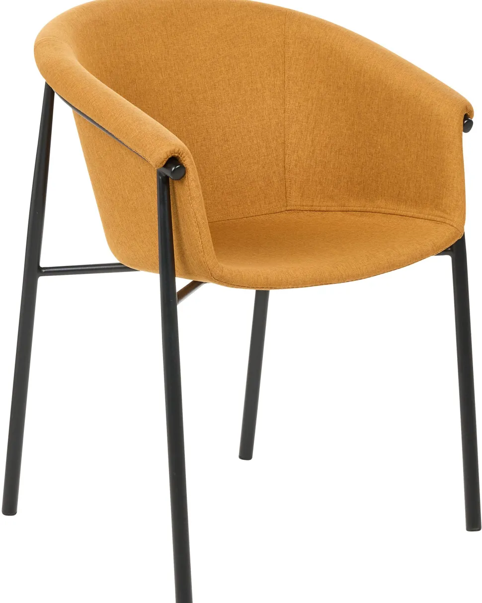 Esszimmerstuhl Orange 2Er Set Ames