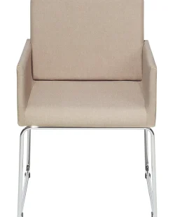 Esszimmerstuhl Polsterbezug Beige 2Er Set Gomez