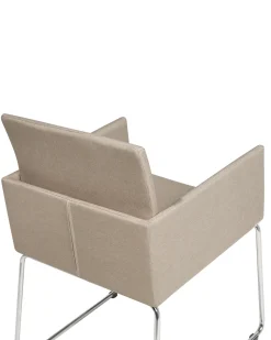 Esszimmerstuhl Polsterbezug Beige 2Er Set Gomez