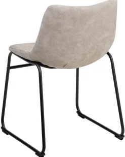 Esszimmerstuhl Polsterbezug Beige 2Er Set Batavia
