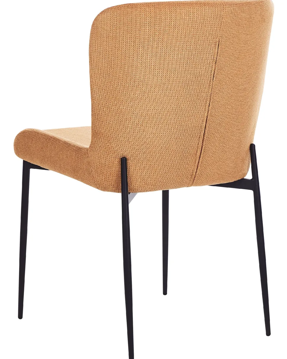 Esszimmerstuhl Polsterbezug Orange 2Er Set Ada