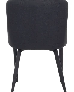 Esszimmerstuhl Polsterbezug Schwarz 2Er Set Solano