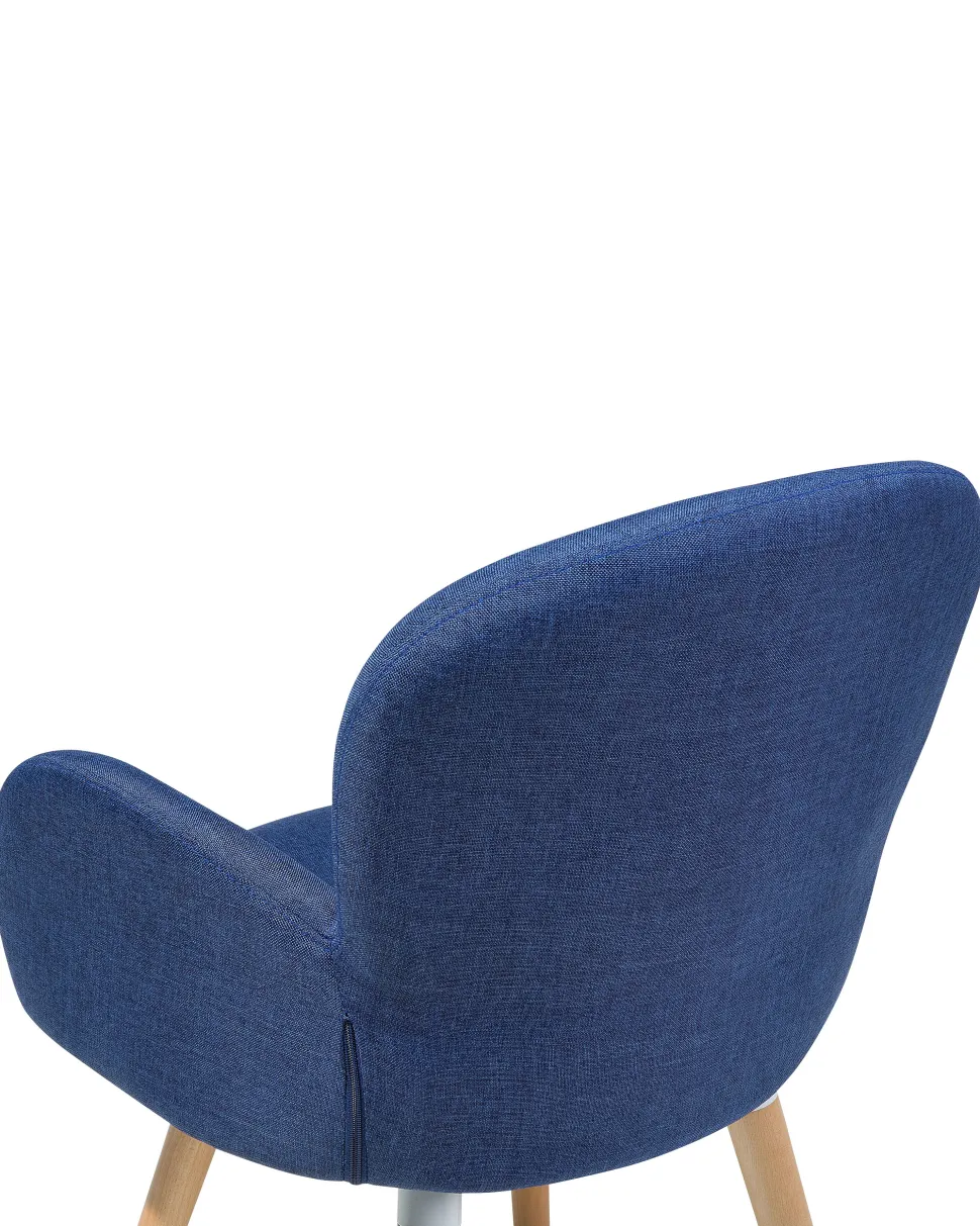 Esszimmerstuhl Polsterbezug Marineblau 2Er Set Brookville