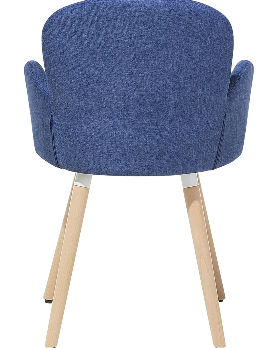 Esszimmerstuhl Polsterbezug Marineblau 2Er Set Brookville