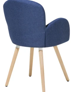 Esszimmerstuhl Polsterbezug Marineblau 2Er Set Brookville