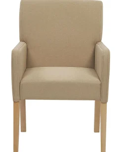 Esszimmerstuhl Polsterbezug Beige Rockefeller