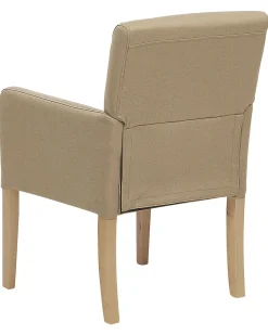 Esszimmerstuhl Polsterbezug Beige Rockefeller