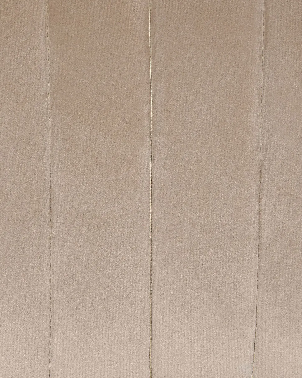 Esszimmerstuhl Samtstoff Taupe 2Er Set Sanilac