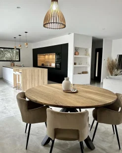 Esszimmerstuhl Samtstoff Taupe 2Er Set Sanilac