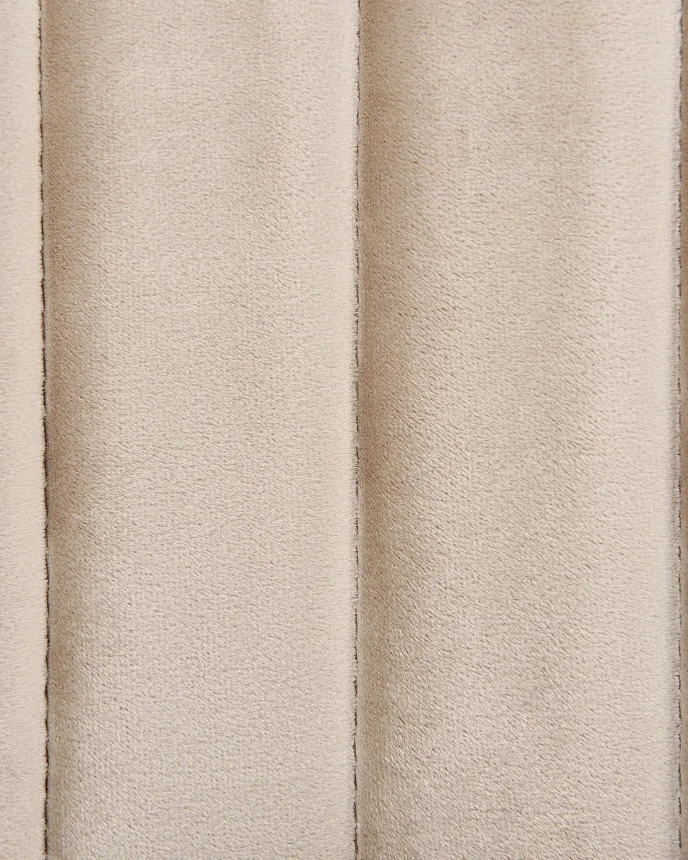 Esszimmerstuhl Samtstoff Taupe 2Er Set Mariposa