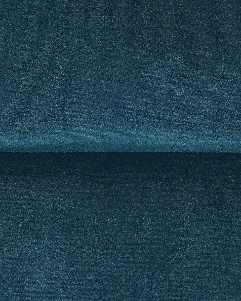 Esszimmerstuhl Samtstoff Blau 2Er Set Rockford